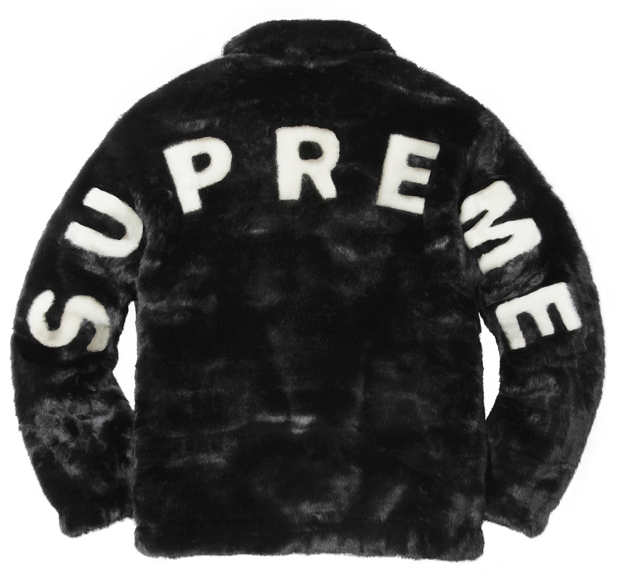 Faux Fur Bomber Jacket view 6
